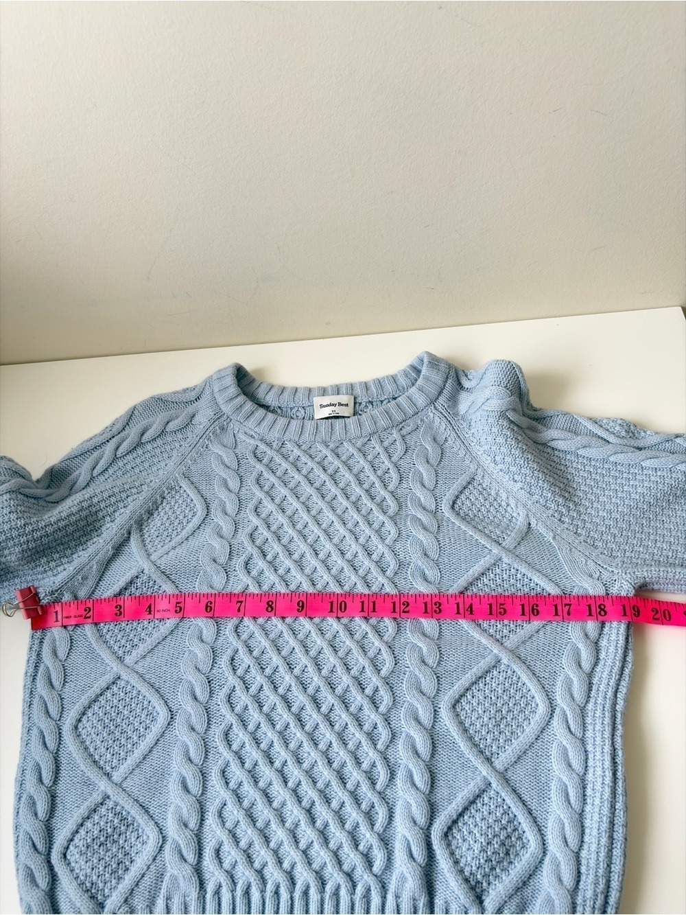 SUNDAY BEST LIMA SWEATER IN BLUE DIAMOND SIZE XS - Picture 10 of 11
